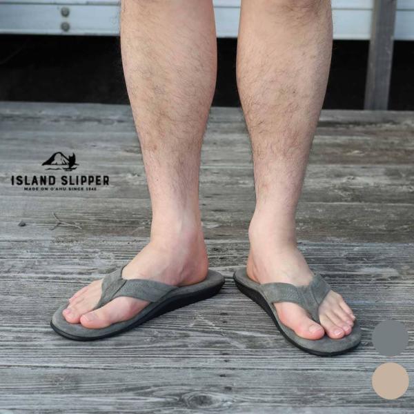 ISLAND SLIPPER アイランド スリッパ トング サンダル スエード レザー 