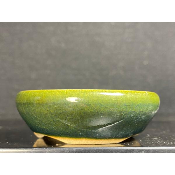 大きさ(外外) 口径70mm h20mm位落款 美功小品盆栽鉢