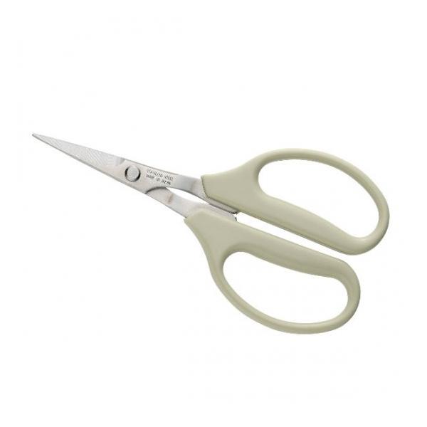 クラフト鋏　白 2243/Craft scissors whiteステンレス鋼を使った万能鋏です。同等品の「クラフト鋏　赤」と比べると刃先が太くなっています。紙から花、細い枝、果樹の収穫まで広く使えます。全長　約１６０ｍｍ　重さ　約５０ｇ安...