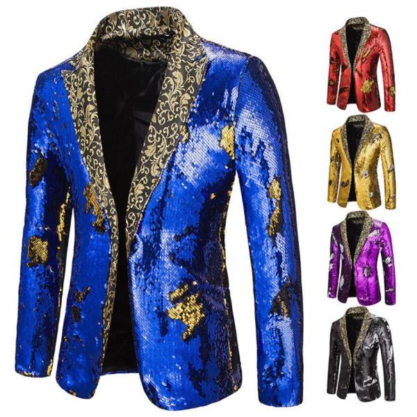 ステージ衣装 スパンコール スーツ ジャケット テーラード ホスト