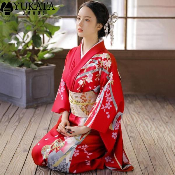 画像の 赤 帯付き◆大人ゆかた◆品ある弦花涼し白夏浴衣◆どなたでもお似合 画像の 赤 帯付き◇大人ゆかた◇品ある弦花涼し白夏