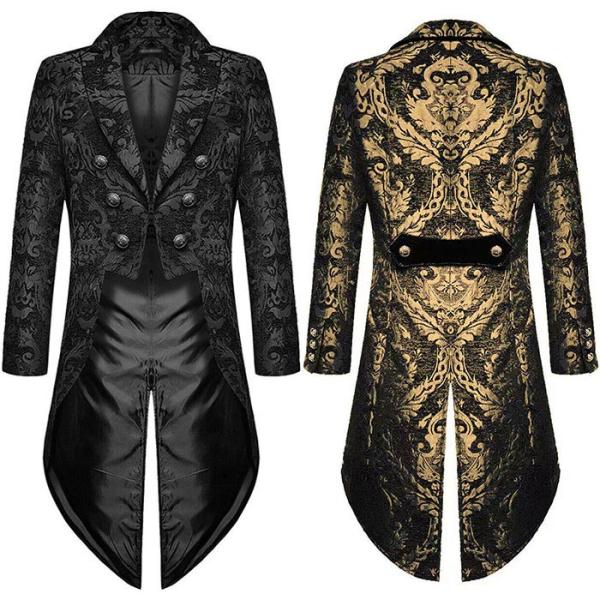 メンズ タキシード ハロウィン ゴシック コスプレ衣装 ジャケット