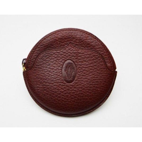 Cartier（カルティエ） マストライン コインケース ボルドー＜USED