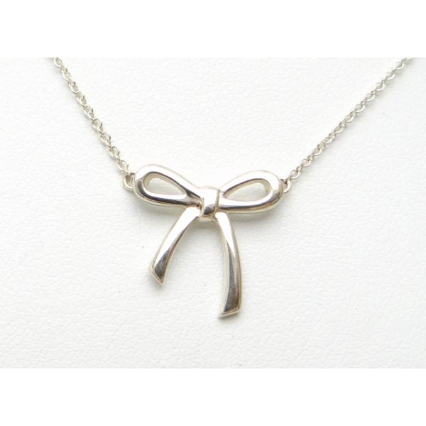 TIFFANY&Co. TIFFANY&CO. ティファニー リボン ネックレス ペンダント