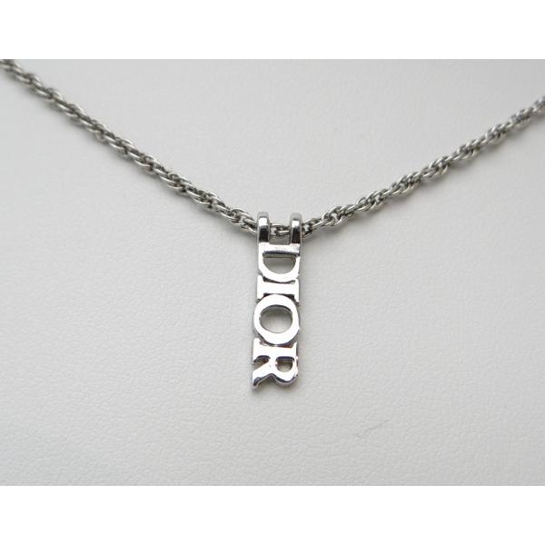 美品　クリスチャンディオール　チョーカー　ネックレス　シルバー DIOR クリスチャンディオール ネックレス CDアイコン チェーン