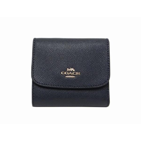 ​【しんちゃん様】COACH コーチ 三つ折り財布 レザー ブラック ゴールド COACH（コーチ） F87588 レザー 三つ折り財布 ブラック＜USED＞【送料