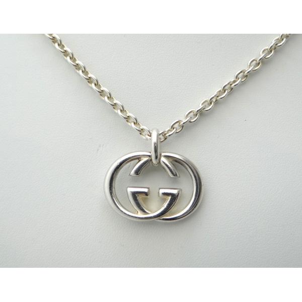 GUCCI グッチ インターロッキングG チェーン ネックレス SV925＜USED＞