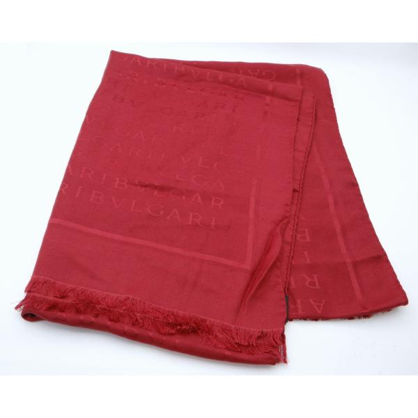 美品 ☆BVLGARI☆ ストール メンズ ロゴ ウール シルク グレー 箱付き 美品 ☆BVLGARI☆ ストール メンズ ロゴ ウール シルク グレー 箱付き