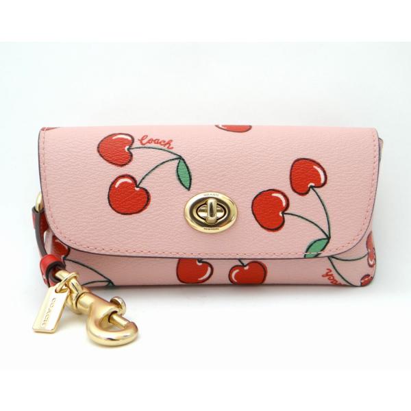 COACH（コーチ） CF159 ハートチェリープリント サングラスケース 眼鏡