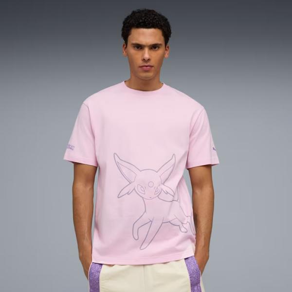 プーマ PUMA x ポケモン リラックスドグラフィック 半袖 Tシャツ PUMA PUMA X POKEMON RELAXED GRAPHIC Pearl Pink メンズ Tシャツ 634914-70