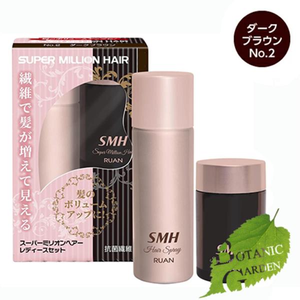 ルアン スーパーミリオンヘアー SMH レディースセット NO.2 ダークブラウン 10g+35mL