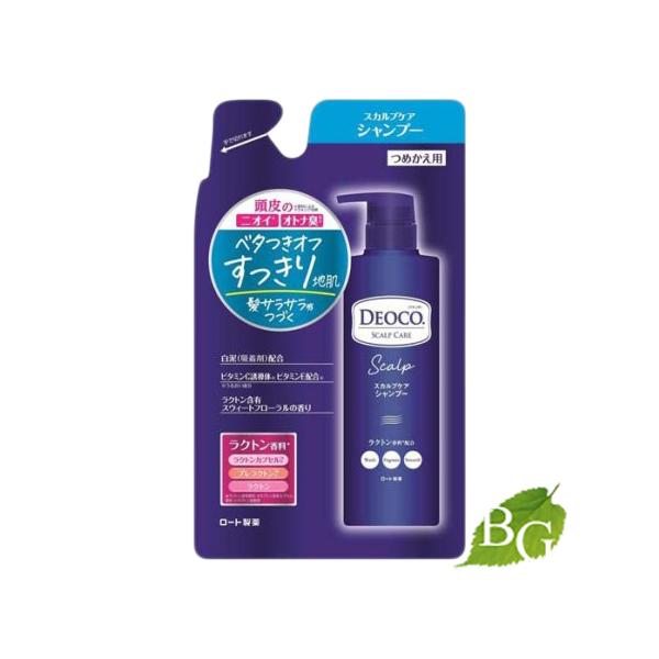 ロート製薬 デオコ スカルプケア シャンプー つめかえ用 370ml