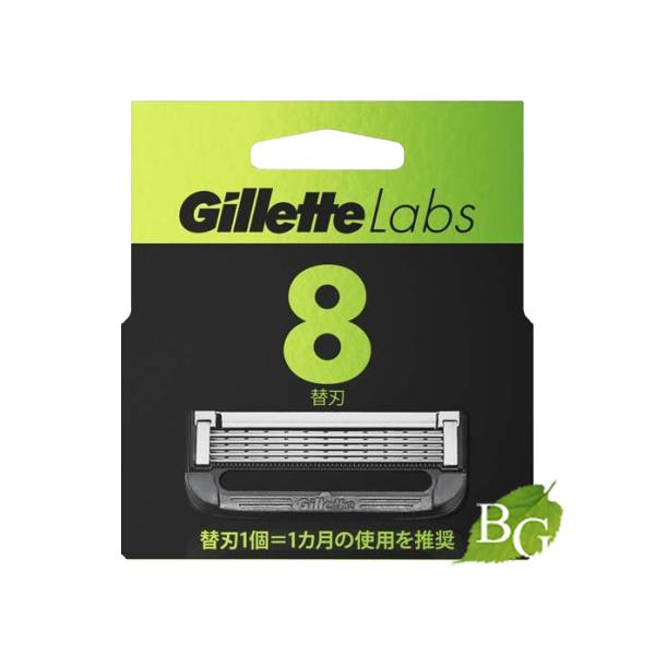 ジレット ラボ 角質除去バー搭載 替刃 (8個） : BOTANIC GARDEN
