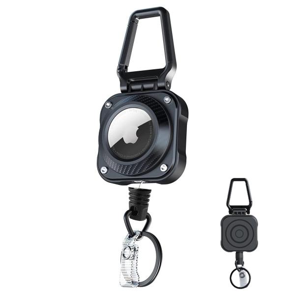 AirTag キーリング エアタグ ループ トラッカー ホルダー キーチェーン AirTag キーリング、ループ トラッカーホルダーキーチェーン(4色