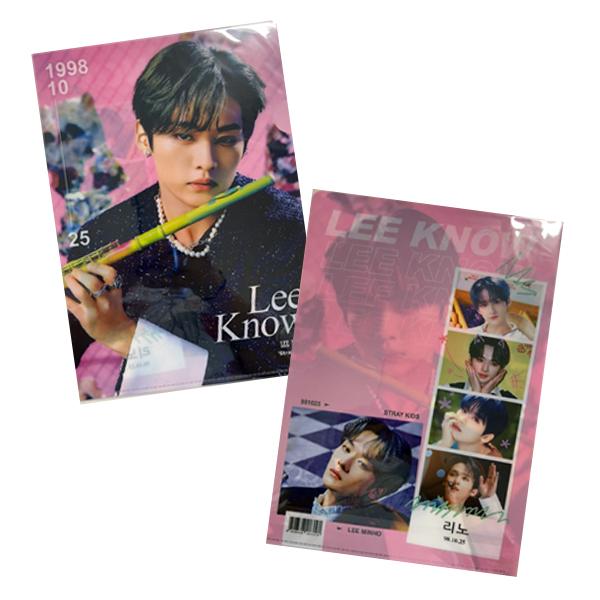 リノ Leeknow ストレイキッズ スキズ StrayKids クリアファイル