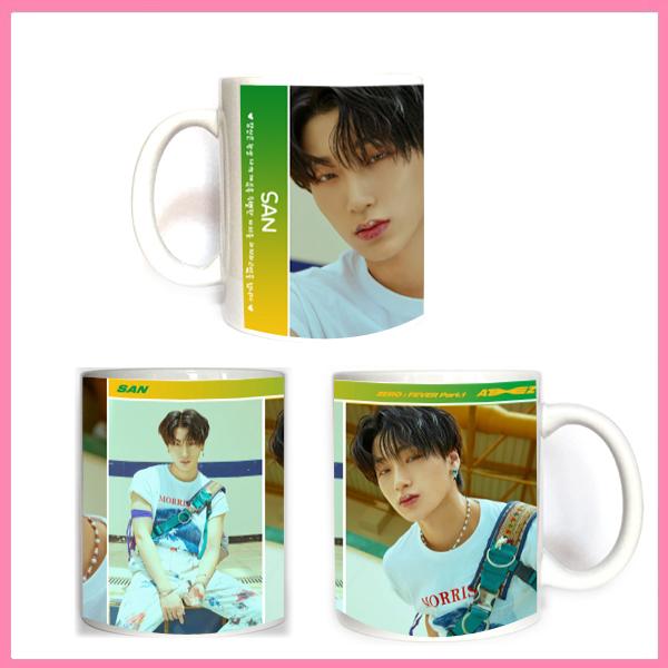 貴重) ateez cafe マグカップ サン+ジョンホ　セット サン エイティーズ ATEEZ マグカップ 韓流グッズ cup1007-8 : バウンス