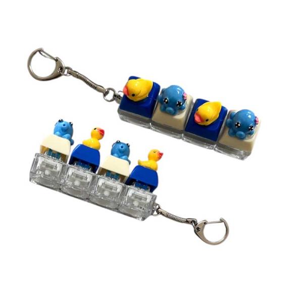 キーボードキー キーキャップ キーリング 韓国雑貨 クリック感が楽しい