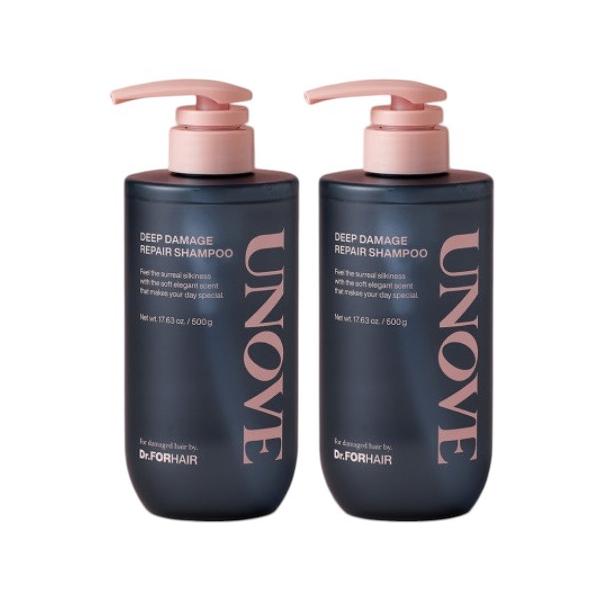 韓国　UNOVE セット　新品未使用 UNOVE アノブ ディープダメージリペア シャンプー500ml×2個