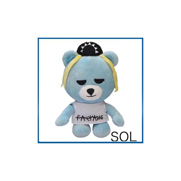 送料無料☆BIGBANG SOL/ソル ベアー ぬいぐるみ 缶バッチ付き