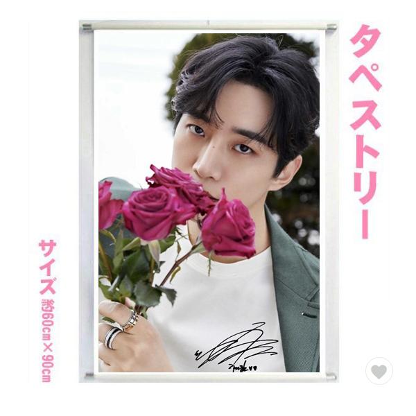 ジュノ イ・ジュノ 2PM 60cm×90cmサイズ タペストリー 韓国お取り寄せ