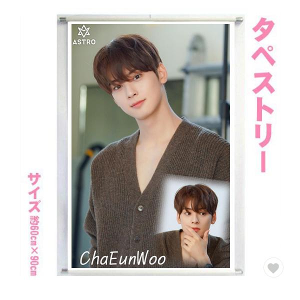 チャウヌ chaeunwoo アストロ 60cm×90cmサイズ タペストリー tape4