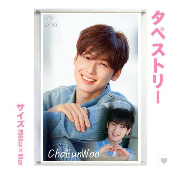 チャウヌタペストリー1〜 ASTRO チャウヌ chaeunwoo アストロ 60cm×90cmサイズ タペストリー tape4