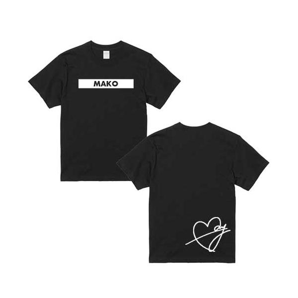 マコ MAKO NiziU ニジュ ロゴTシャツ 男女兼用Tシャツ Tシャツカラー