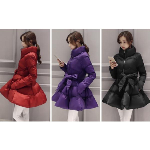 ミニワンピ丈 ダウンコート 大人可愛い 紐リボン 着痩せ 小さいサイズ 大きいサイズ レディース アウター 防寒 Aライン Buyee Buyee Japanese Proxy Service Buy From Japan Bot Online