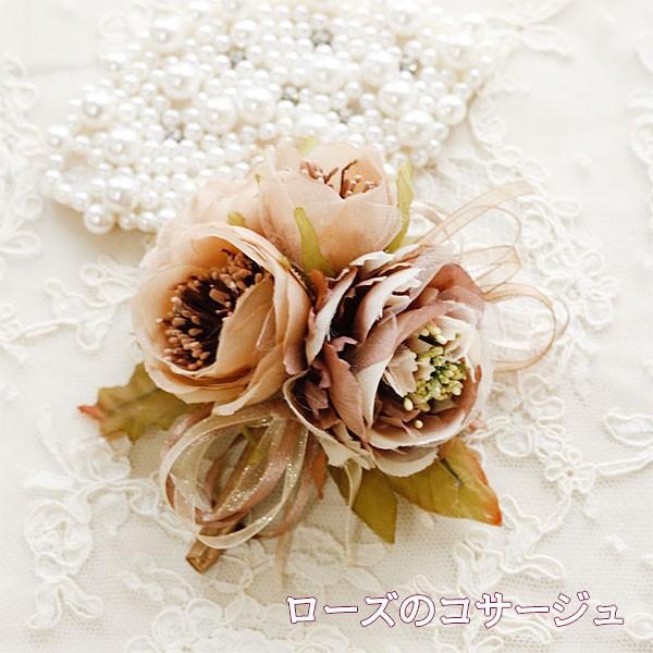 コサージュ 造花 ローズのコサージュ 卒業式 卒園式 入学式 入園式 オケージョン 小物 フラワーギフト ブーケブランシェ 通販 Yahoo ショッピング