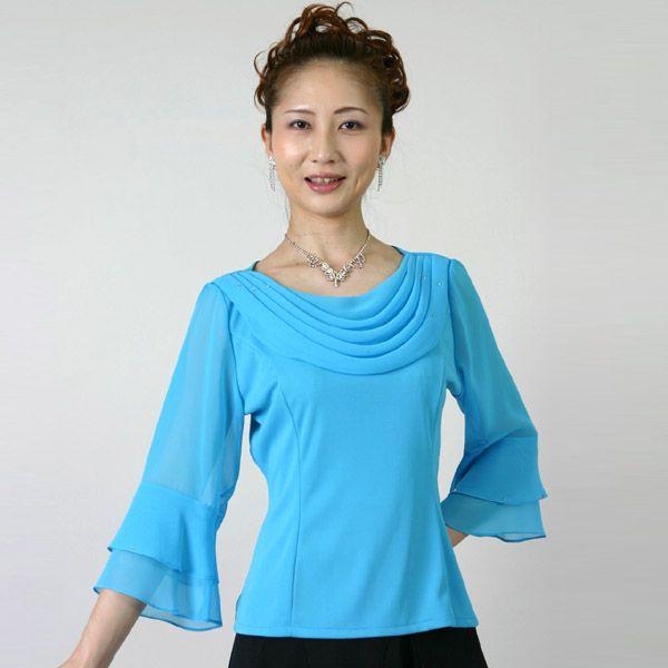 コーラスブラウス コーラス衣装 合唱衣装 演奏会用ブラウス (9号〜15号