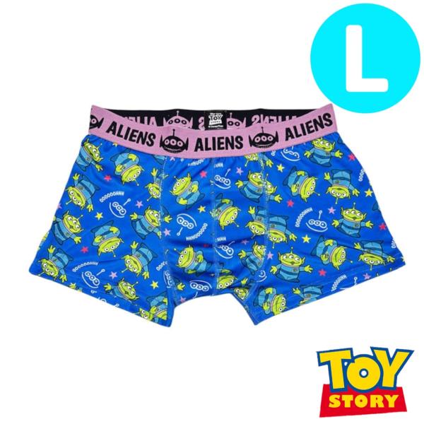 【パンツ３枚購入メール便送料無料】Disney Pixar トイ・ストーリー エイリアンズ ボクサーパンツ L DS7941 ディズニー ピクサー