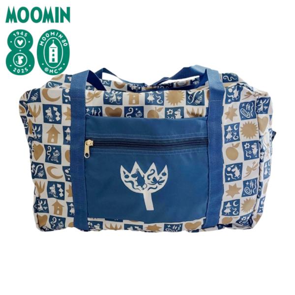 ムーミン80周年 MOOMIN ムーミン 折りたたみボストンバッグ 旅行