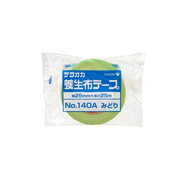 寺岡 養生テープ パッケージ品 140a 25mm 25m 60巻箱 緑 テラオカ 養生