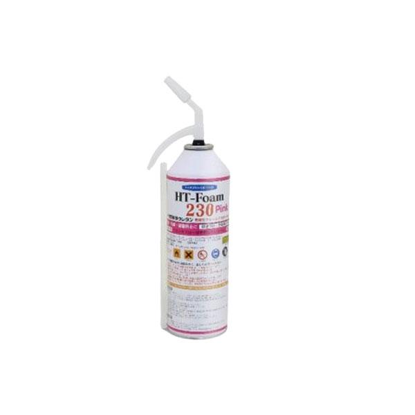 ヘルメチック HT-Form230 吹付け充填両用 簡易型発泡ウレタン450ml（11本） ヘルメチック HT-Foamシリーズ 230 吹付け充填両用 ピンク 450ml 発泡
