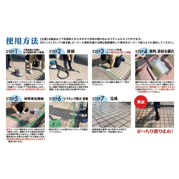 滑り止め 塗料 クリアコートハード 15kg Set 骨材入り ノンスリップ 約8平米 Stepsolution すべり止め Clear Hard Coat 15kg 防水材料屋一番 通販 Yahoo ショッピング
