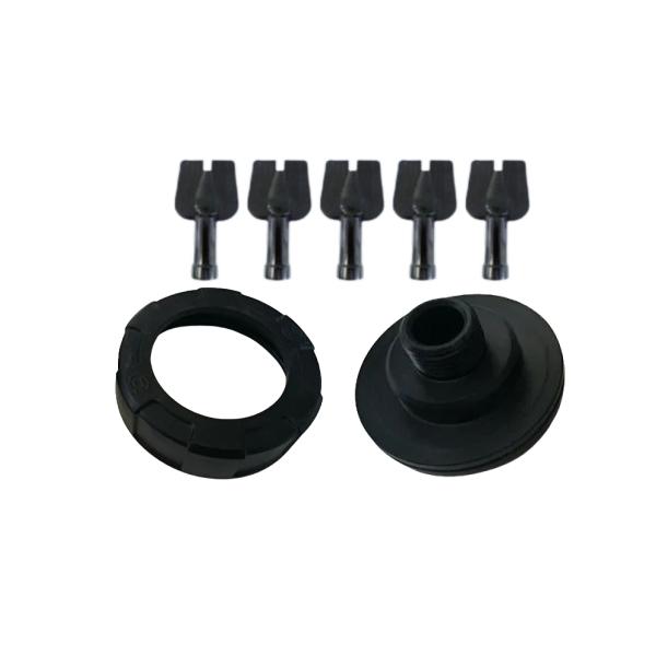 ウィングノズル 5個/袋（1袋）、ジェットフローガン3、アダプター(1個)、ジェットフローガン3 ノズルアダプター用2.5インチ黒キャップ(1個)の3点セットのページです。バラ売りで購入するよりもお得なページとなっております。