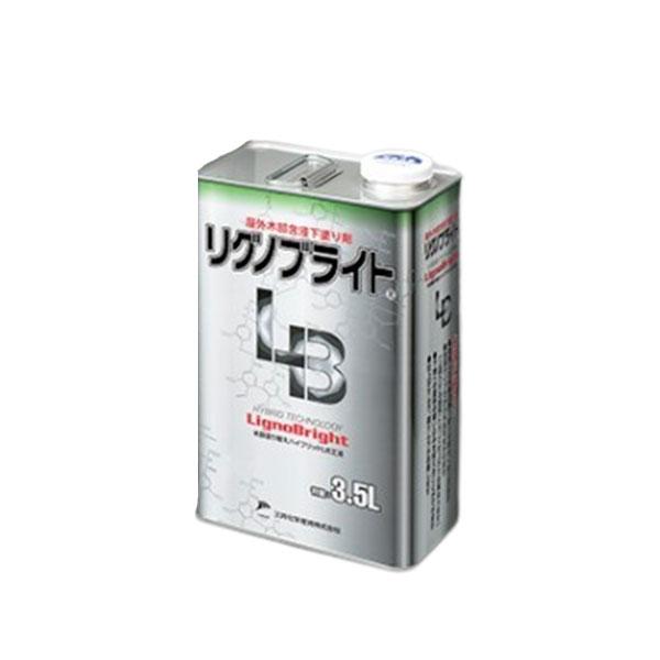 リグノブライト 3.5L缶 三井化学産資 前田工繊産資  屋外木部含浸下塗り剤 ハイブリッドLB工法 400