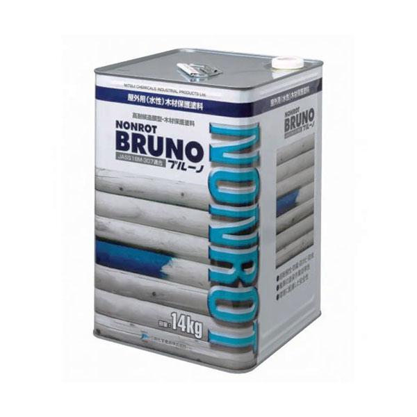 ノンロットブルーノ 14L缶 15色 三井化学産資 前田工繊産資  屋外用 水性 塗膜型 396