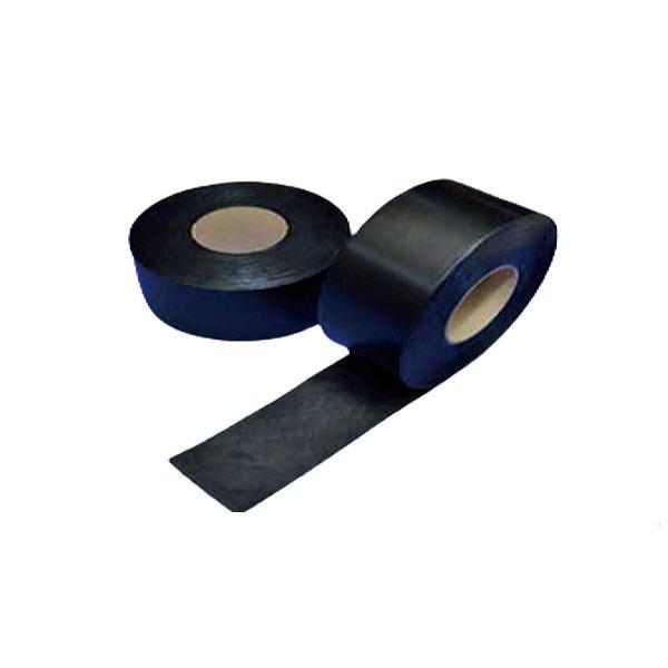 プルーフロン NT-F端末テープSはタックシートSとモルタル面の端末接着に使用します。ブチルゴム製粘着層付きの端末処理テープです。NT-F端末テープS 荷姿 幅75mm×長さ25m適用シート　プルーフロンNT-FタックシートS、NTタックシートA