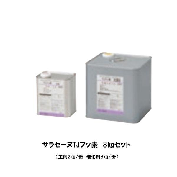 サラセーヌTJフッ素 8kgセット AGC 2液 フッ素樹脂系 トップコート 