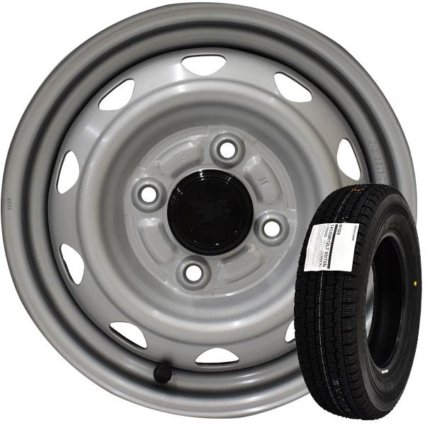 ダイハツ純正ホイル付ブリヂストンW300 145/80R12ほぼ新品2023年製 BRIDGESTONE（ブリヂストン） 145/80R12 2023年製 新品スタッドレス