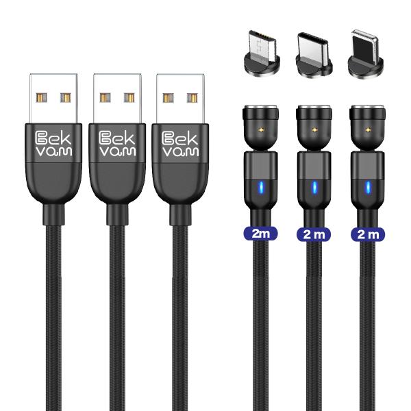 【強力な磁気】充電端子は超強力な磁気を持ち、コネクタを充電口に近づけるだけでピタッと吸着し、簡単に接続して充電が行えます。【簡単な取り付け】マグネットコネクターに強力な磁石を備え、コネクターを充電ポートに近づけるだけで強力な磁気により簡単に...