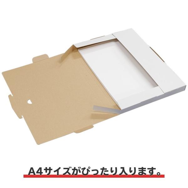 法人限定販売 クリックポスト 箱 ゆうパケット ダンボール 白 定形外 郵便 300枚セット 段ボール 310 227 23mm 人気ブランド多数対象