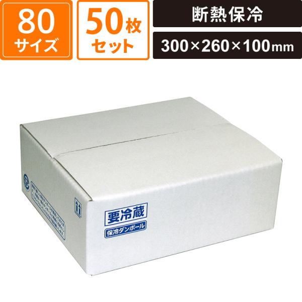 ボックスバンク 断熱保冷ダンボール 片面エコクール A式2 50枚セット 【300×260×100】 ヤマニパッケージ SM-CB02-0050