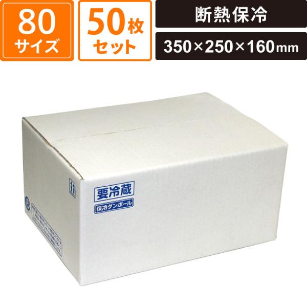 ボックスバンク 断熱保冷ダンボール 片面エコクール A式3 50枚セット 【350×250×160】 ヤマニパッケージ SM-CB03-0050