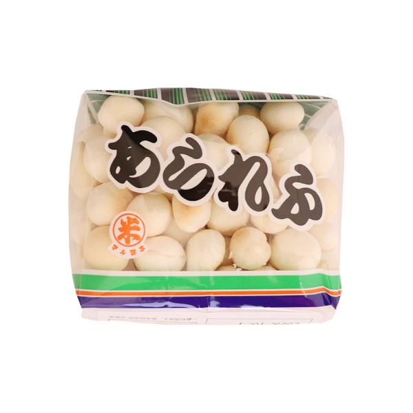 小麦粉とグルテンを使用し、あられのように小さくして焼き上げた丸い小粒の麸です。お味噌汁やお吸い物などにお使い頂けます。水戻しなしでもお使い頂けますが、水に戻して火を通すひと手間で口あたりがなめらかになります。ぜひおためし下さい。商品内容：あ...