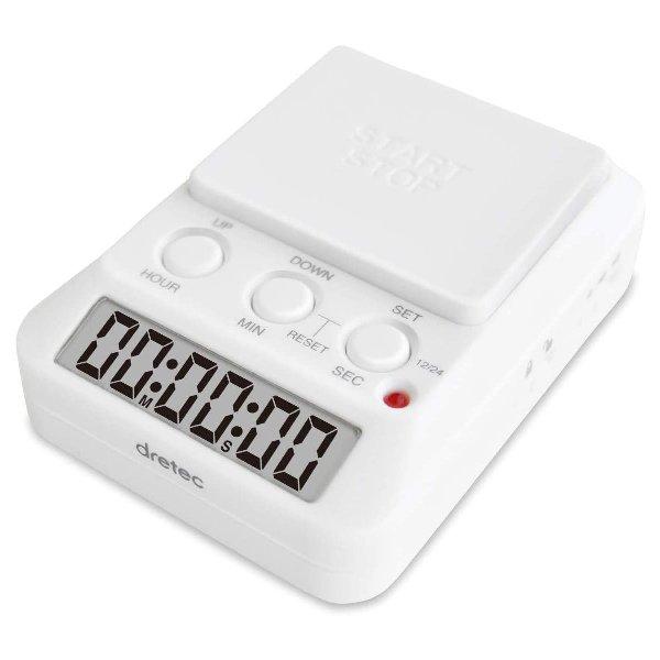 ●光とアラームでお知らせ●押しやすい大きな「START/STOP」ボタン●あと何日がひと目でわかります●誤操作防止のキーロック機能付●便利なタイマー機能【仕様】サイズ：約 W60×D80×H23mm重量：約 61g電源：単4形乾電池×2個製...