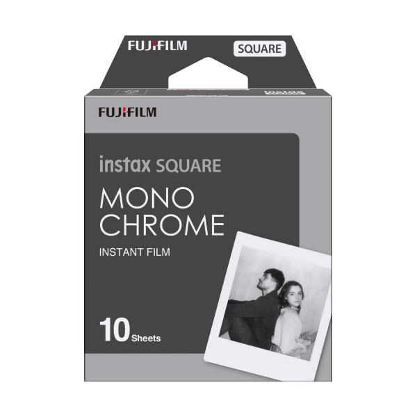 富士フィルム チェキスクエア用フィルム モノクローム（白黒） 10枚