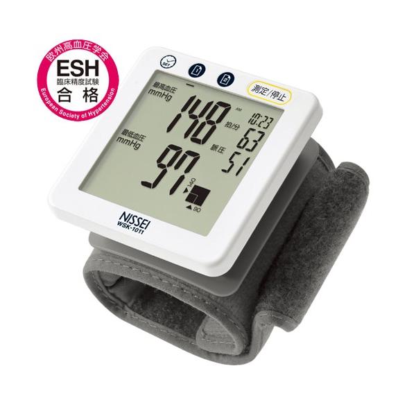 日本精密測器 手首式デジタル血圧計　WSK-1011