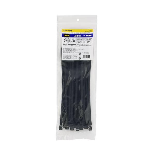 OHM �I�[���d�@�@���s�[�g�^�C �ό� 250mm 30�{�� ���@RPT-250W30BK